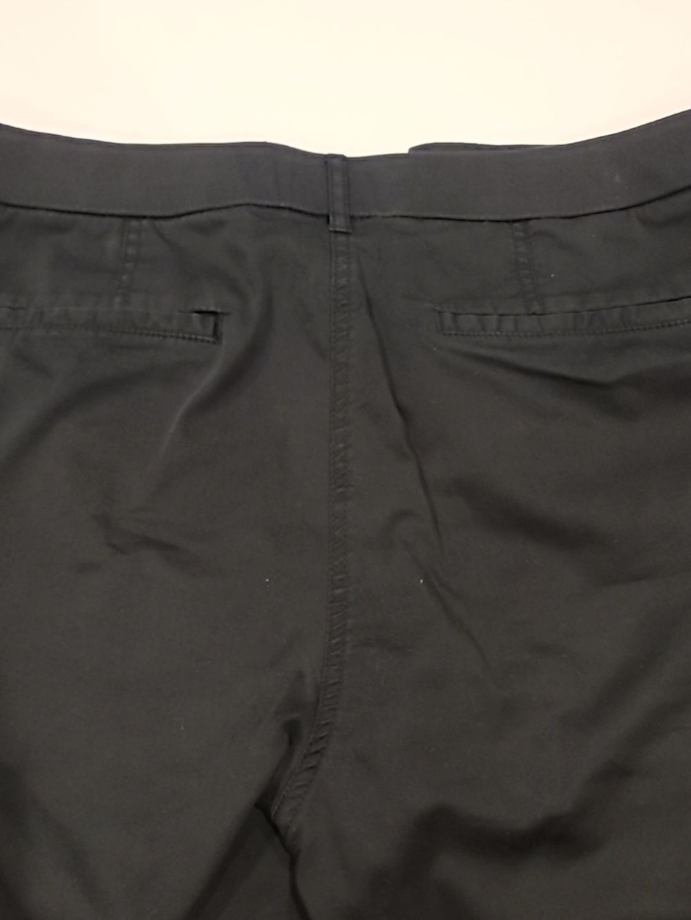 Chico's Black Cropped Rolled Hem Pants 2.5 Large 14 - Picture 8 of 13